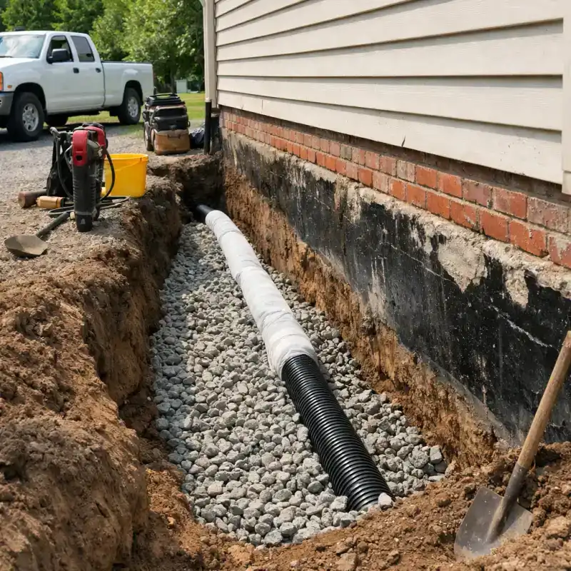 French Drain Bowling Green